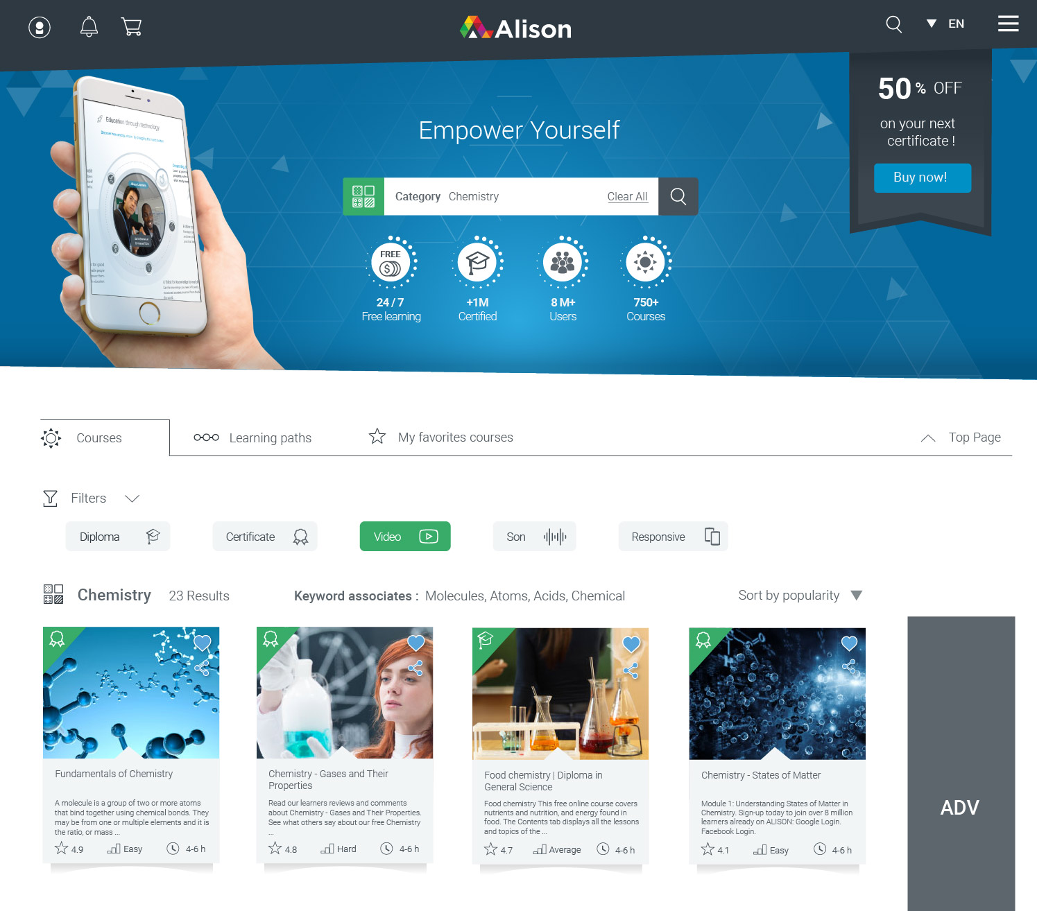 Alison Landing Pages