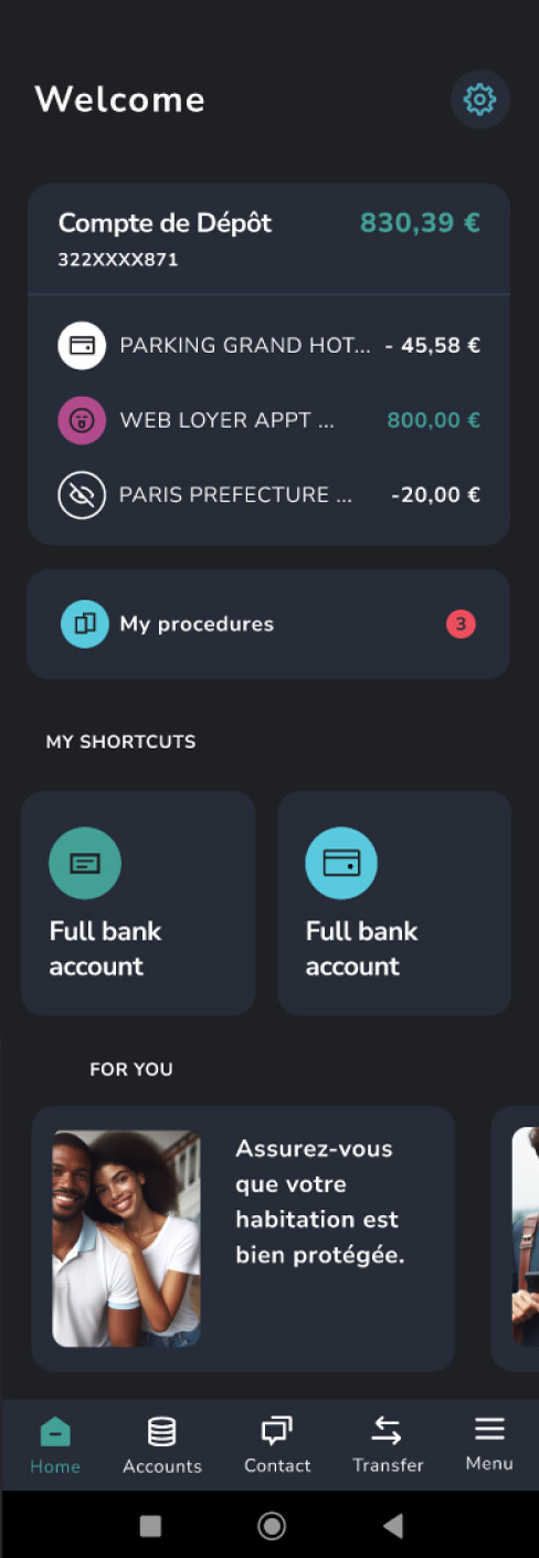 02 - User Home Screen