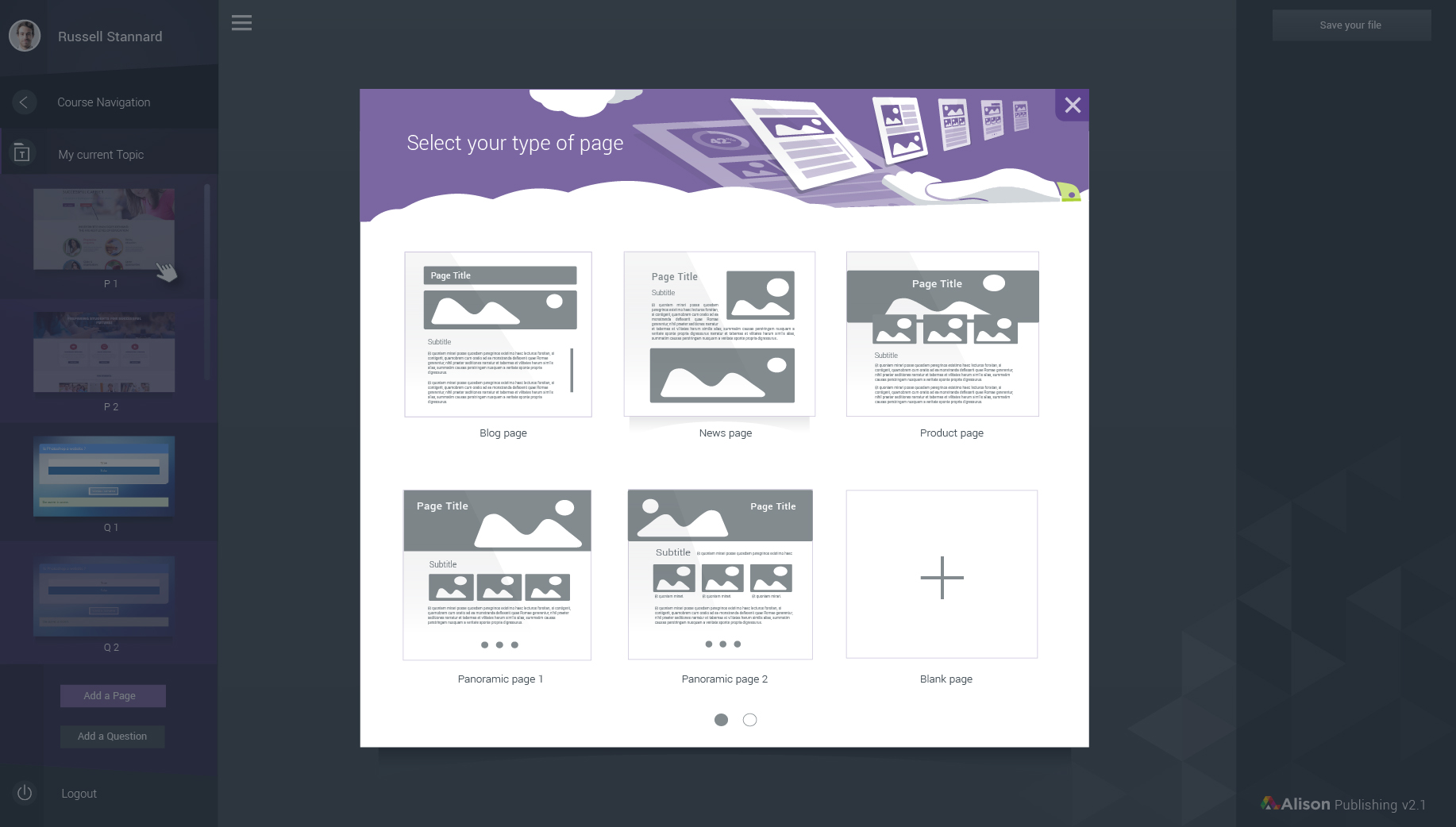 04 - Select Templates